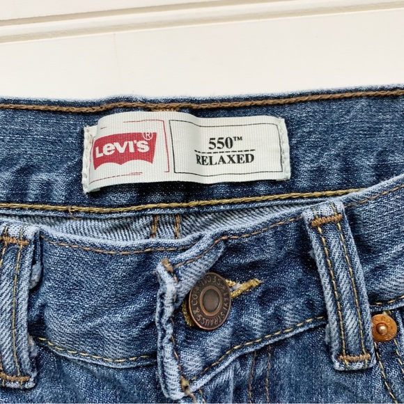 Vintage Levi’s 550 Relaxed Fit Jeans Size 14 Reg Kids Unisex - Picture 8 of 15